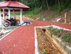 Rubberised Jogging Track